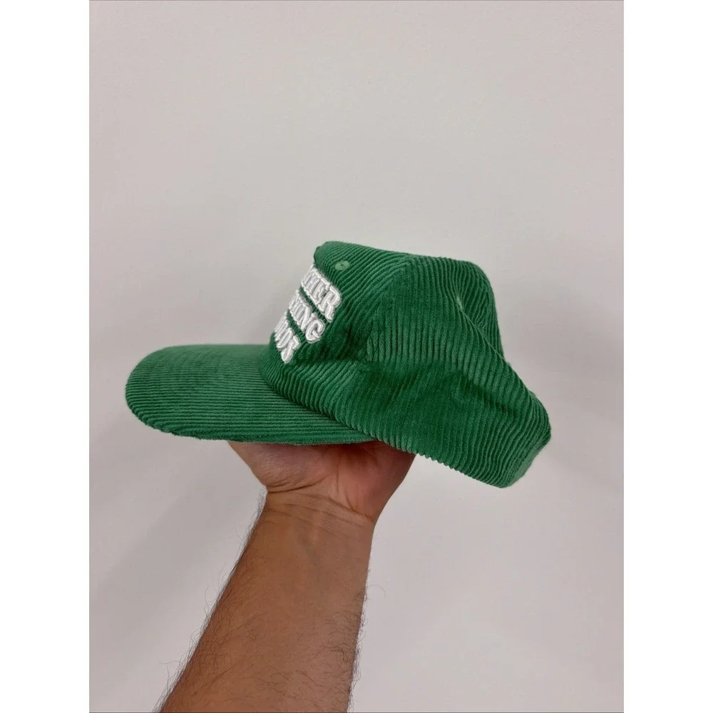 Bird Watching Green Corduroy Hat I'd Rather Be Watching The Birds